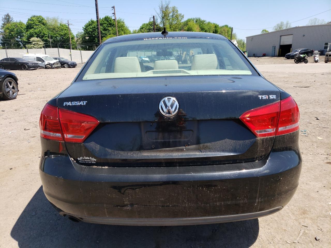 2014 Volkswagen Passat Se vin: 1VWBT7A39EC058564