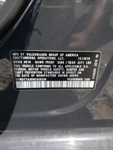 2017 Volkswagen Passat R-Line VIN: 1VWDT7A35HC025235 Lot: 56794494