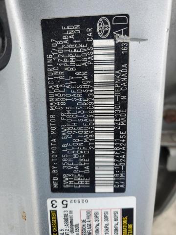 2008 Toyota Corolla Ce VIN: 2T1BR30EX8C923471 Lot: 53101164