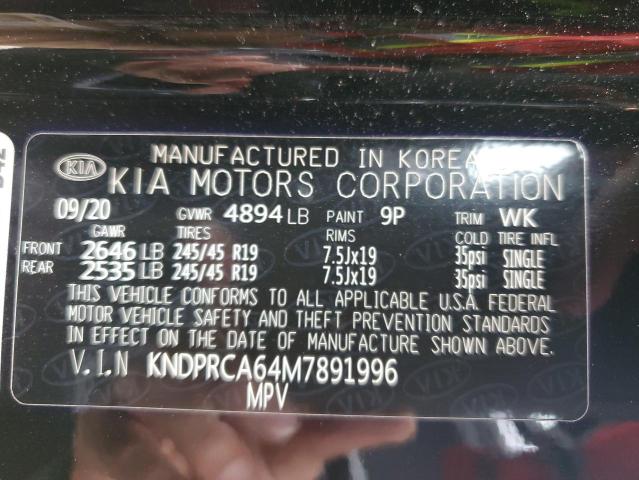 2021 KIA SPORTAGE S - KNDPRCA64M7891996