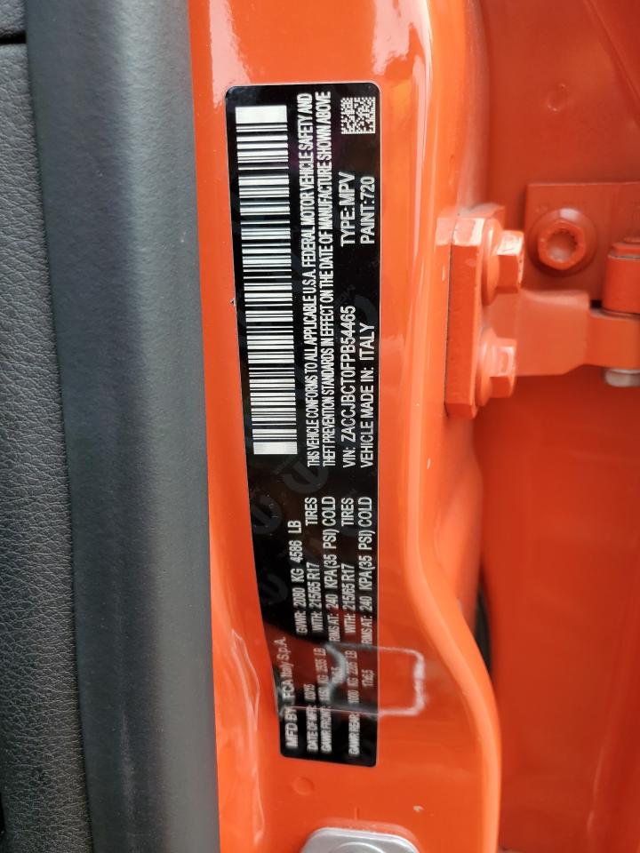 ZACCJBCT0FPB54465 2015 Jeep Renegade Trailhawk