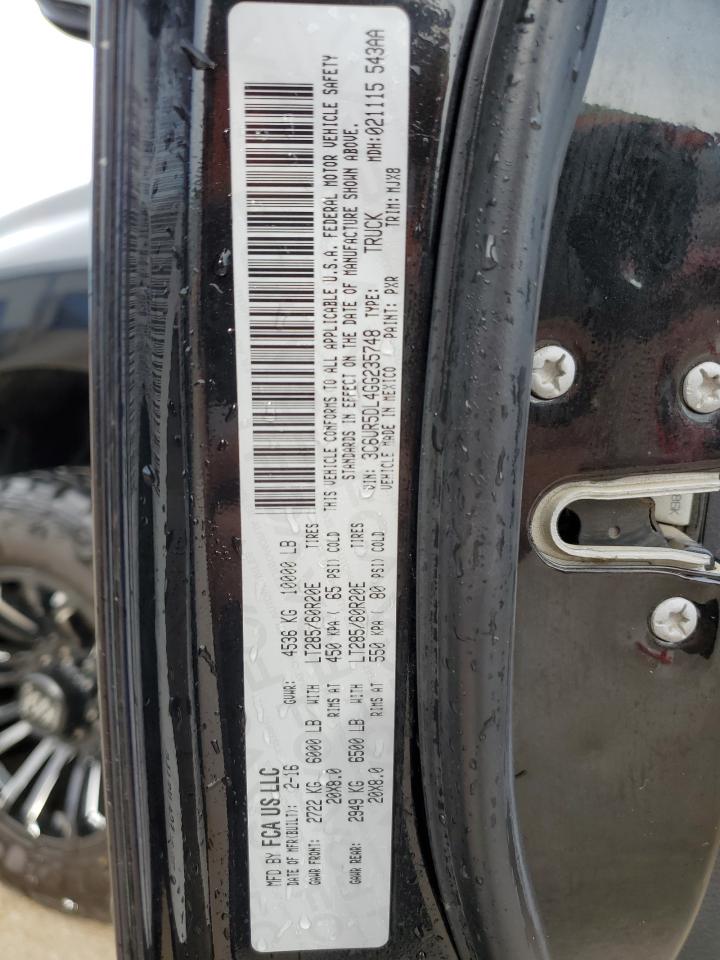 3C6UR5DL4GG235748 2016 Ram 2500 Slt