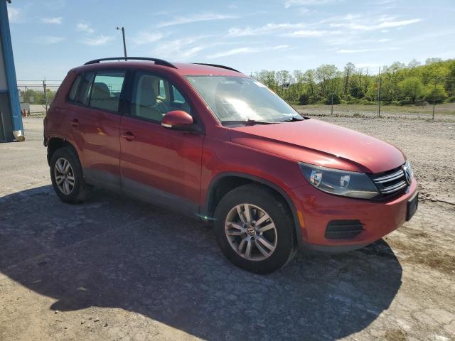 2016 Volkswagen Tiguan S VIN: WVGBV7AX4GW055066 Lot: 52966944