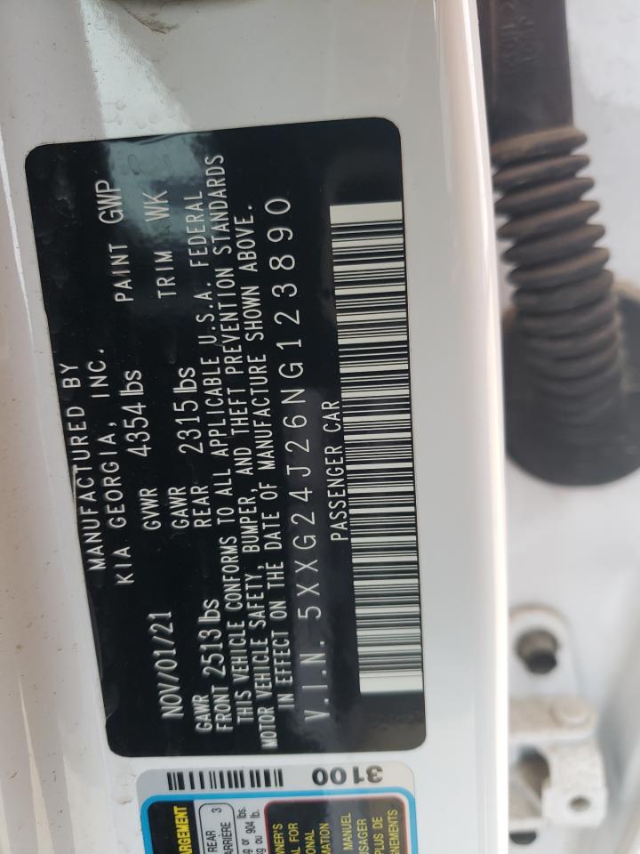 5XXG24J26NG123890 2022 Kia K5 Lx