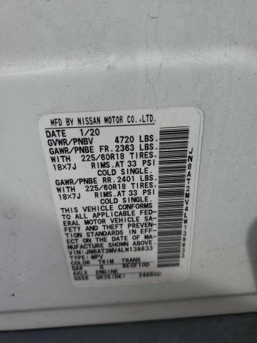 2020 NISSAN ROGUE S - JN8AT2MV4LW139633