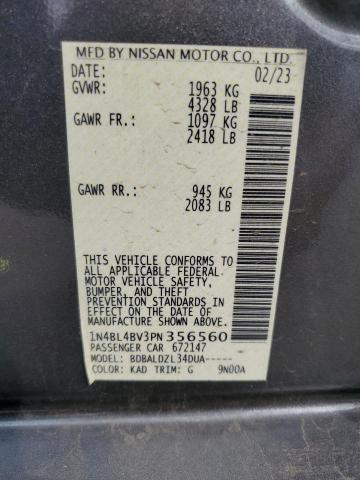 1N4BL4BV3PN356560 Nissan Altima S 12