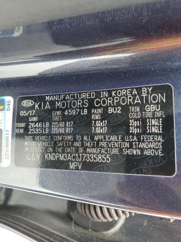 2018 Kia Sportage Lx VIN: KNDPM3AC1J7335855 Lot: 54060614