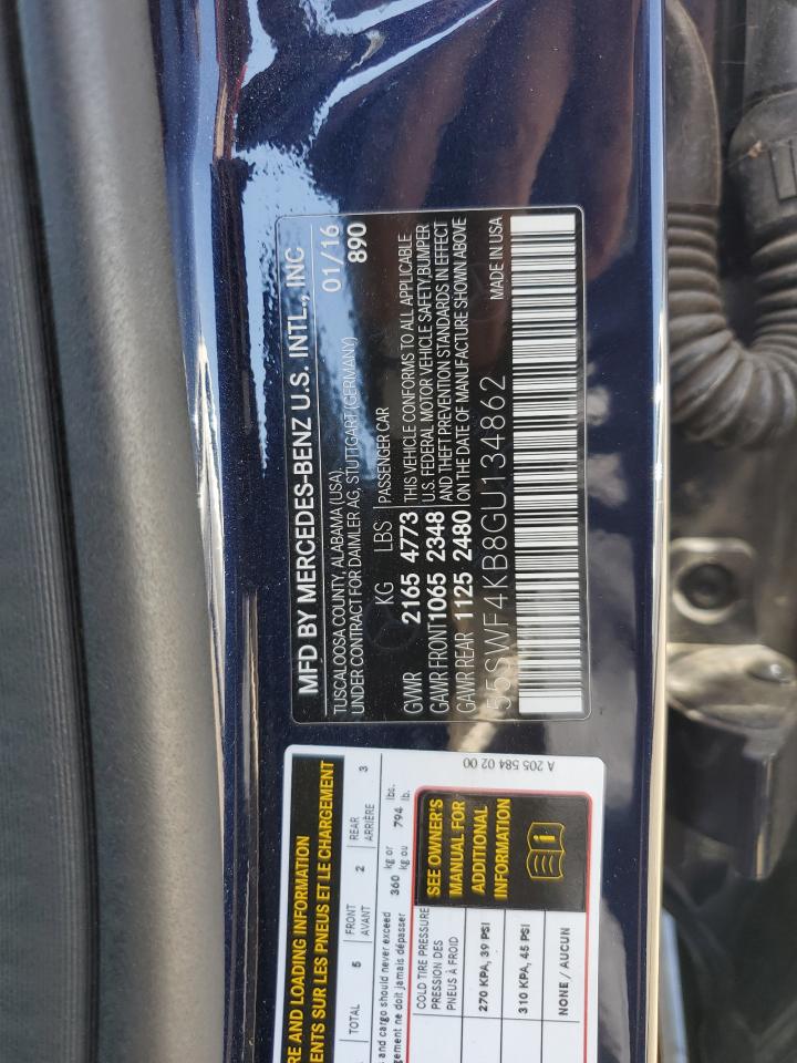 55SWF4KB8GU134862 2016 Mercedes-Benz C 300 4Matic