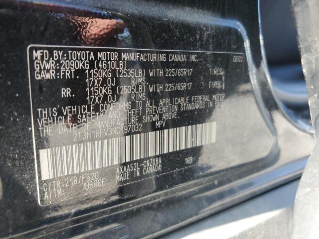 2022 Toyota Rav4 Le VIN: 2T3H1RFV3NC197032 Lot: 55070694