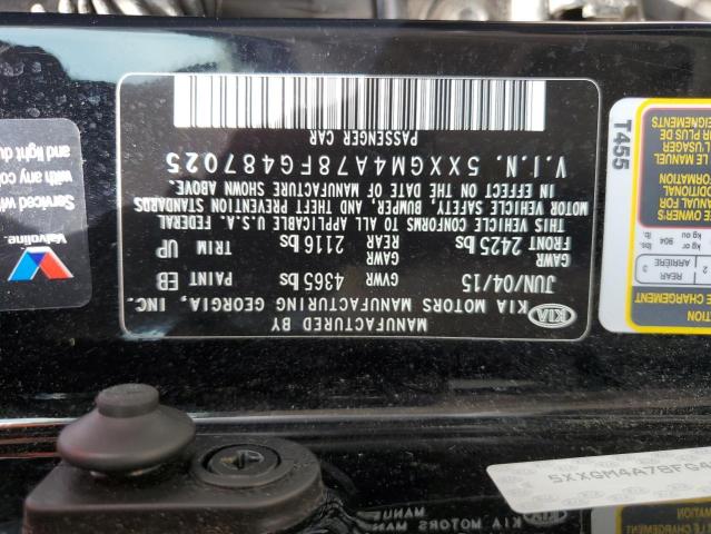 2015 Kia Optima Lx VIN: 5XXGM4A78FG487025 Lot: 53161754