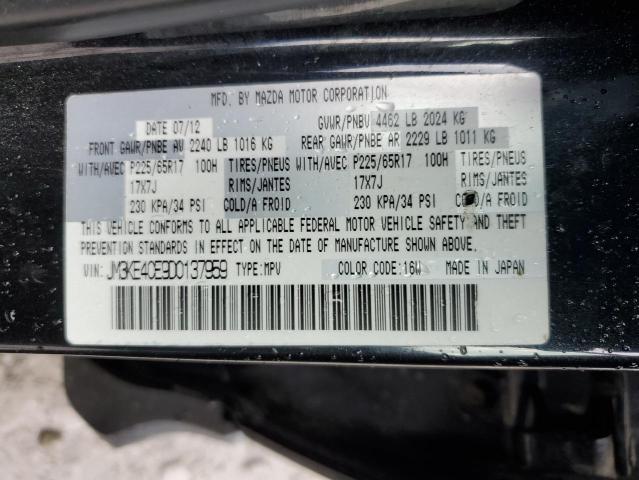 VIN JM3KE4CE9D0137959 2013 Mazda CX-5, Touring no.12