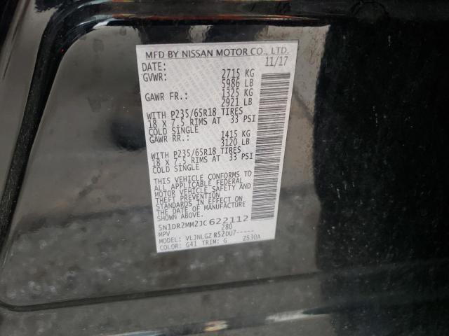 2018 Nissan Pathfinder S VIN: 5N1DR2MM2JC622112 Lot: 54621224