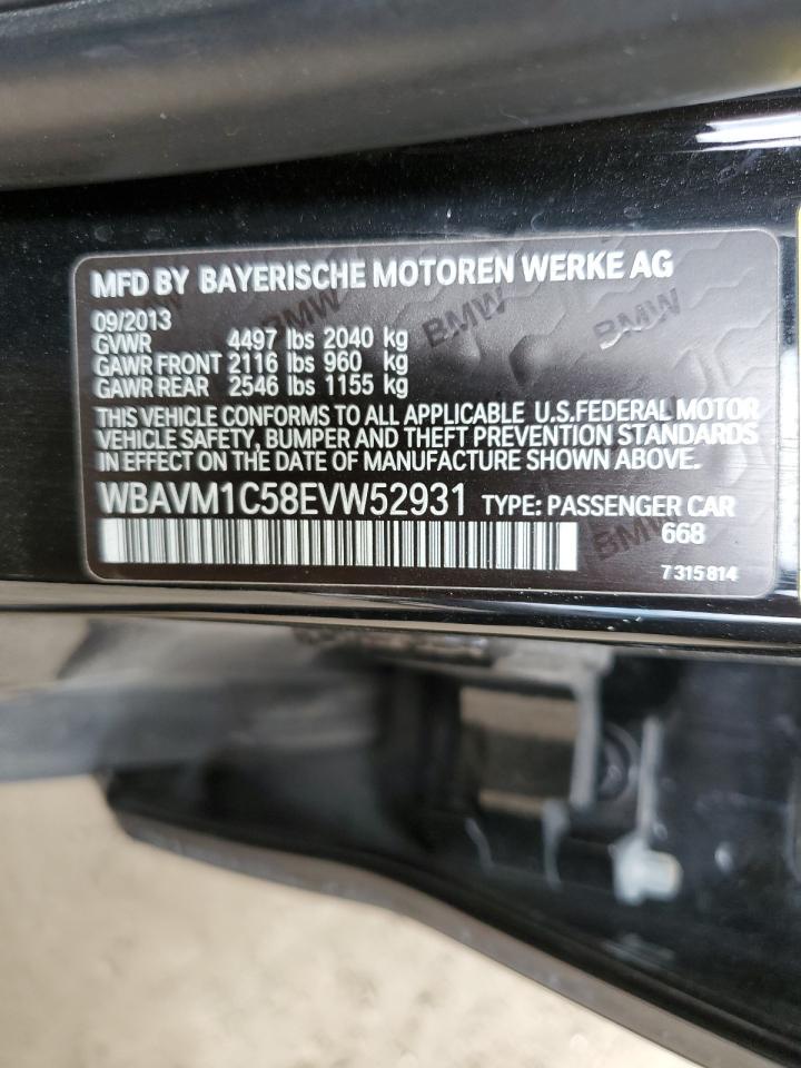 WBAVM1C58EVW52931 2014 BMW X1 Sdrive28I