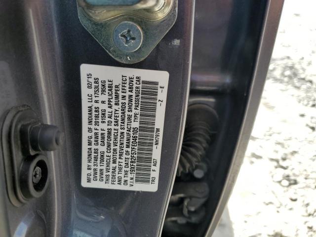 2015 HONDA CIVIC LX - 19XFB2F57FE046105