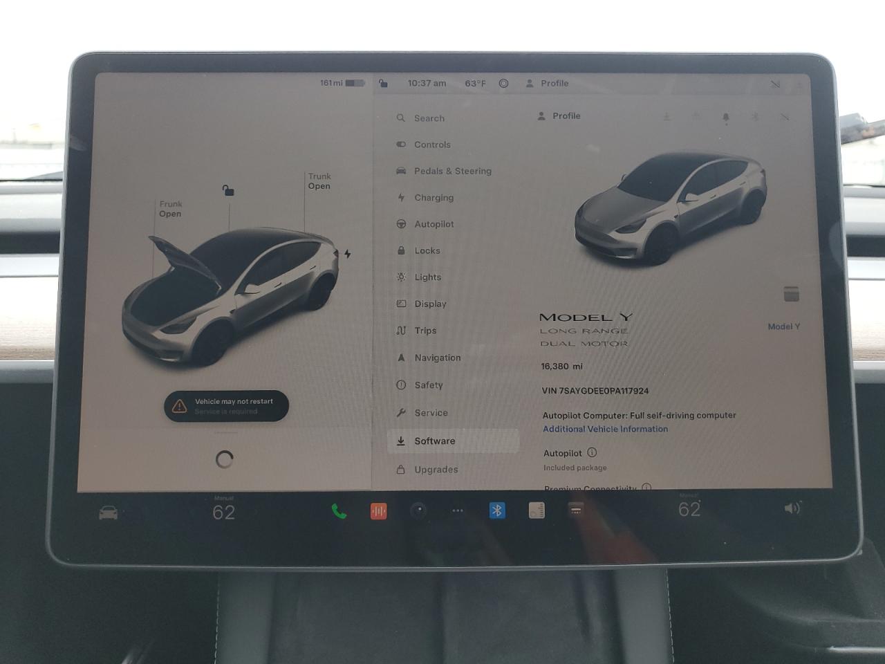 7SAYGDEE0PA117924 2023 Tesla Model Y