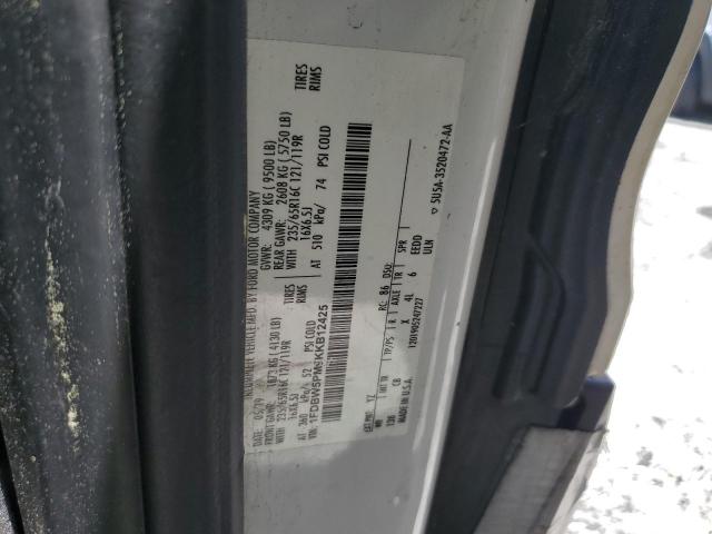 2019 Ford Transit T-350 VIN: 1FDBW5PM9KKB12425 Lot: 53389314