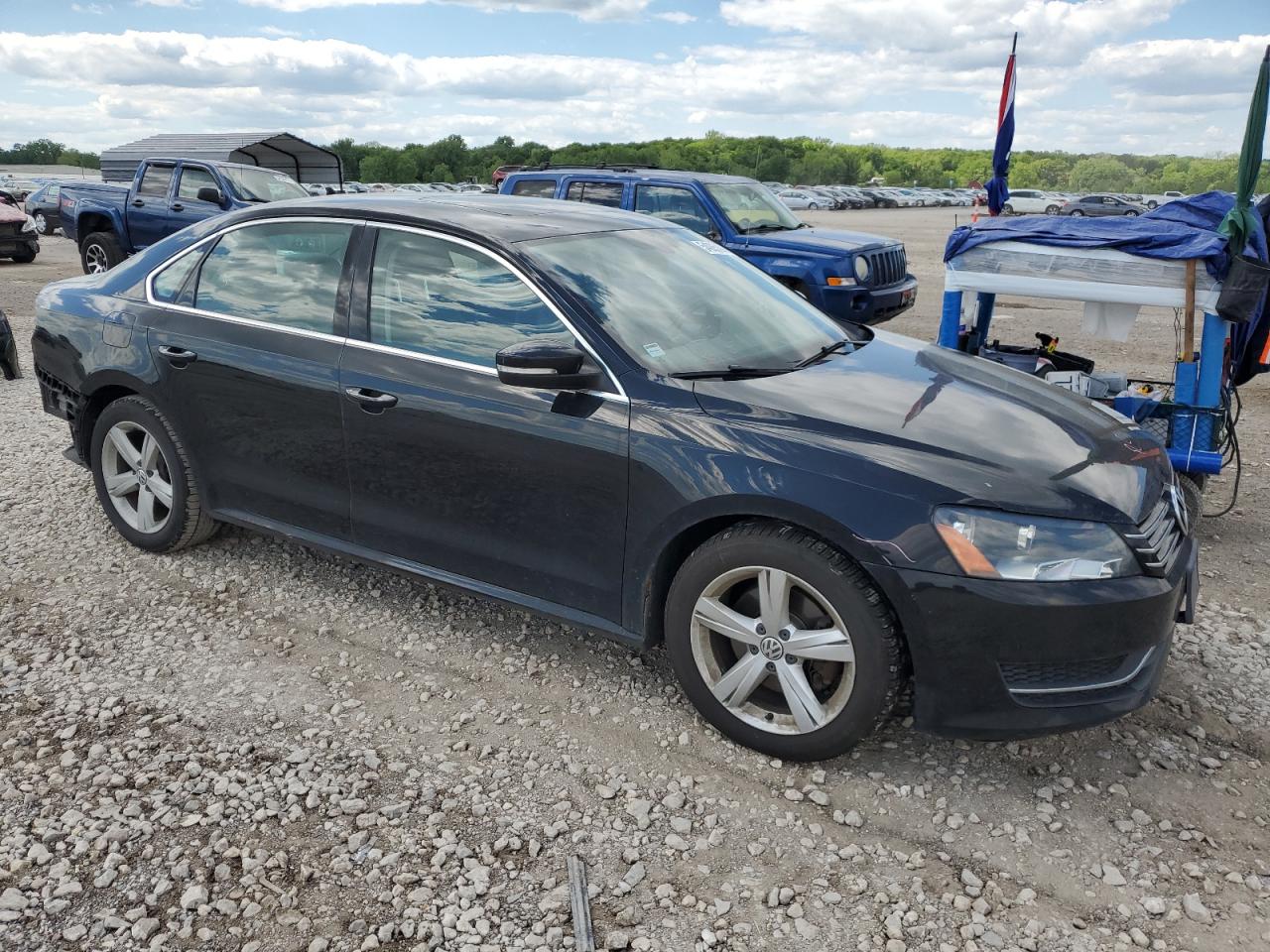 2013 Volkswagen Passat Se vin: 1VWBP7A37DC146399