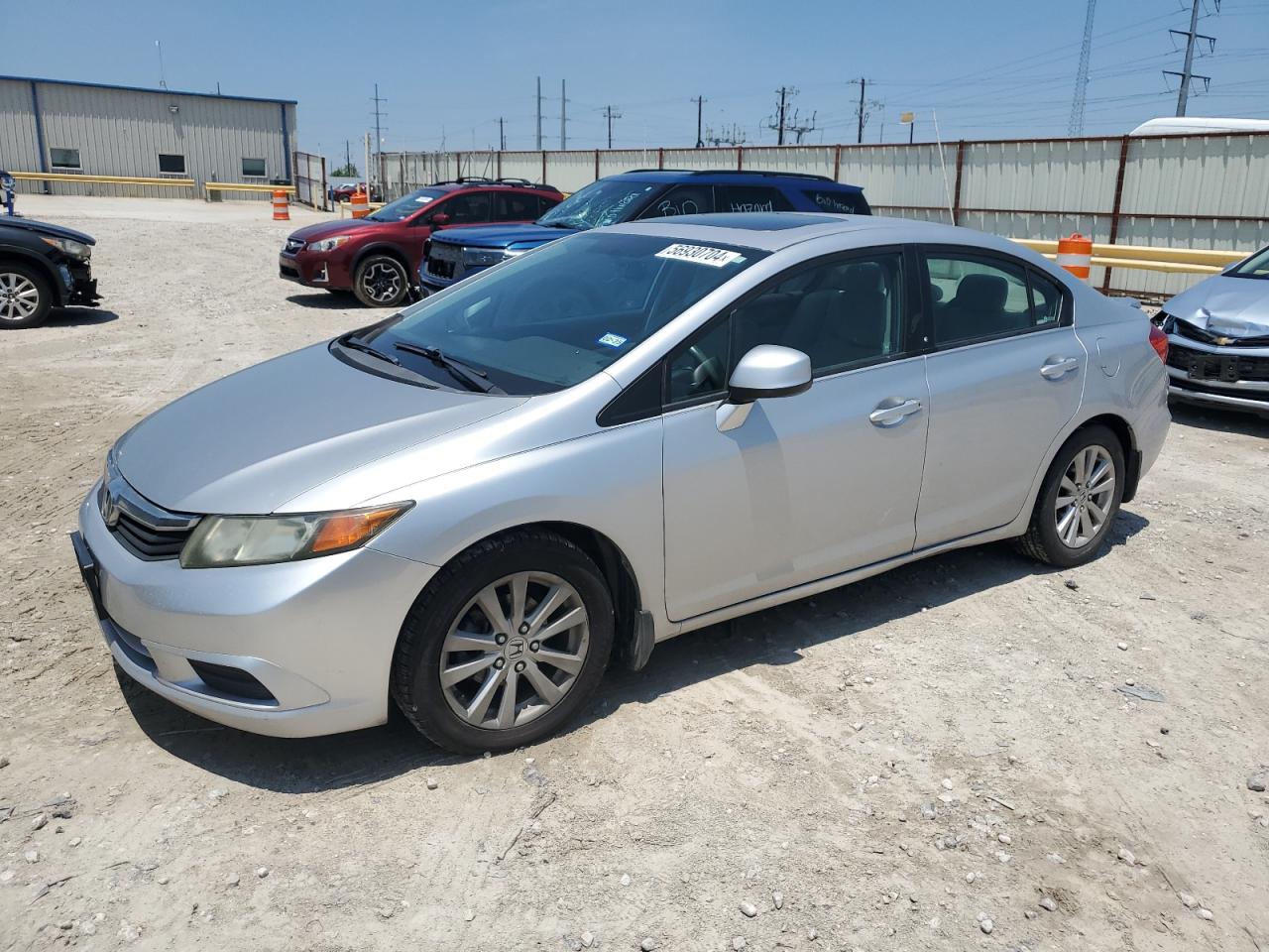 2HGFB2F86CH520850 2012 Honda Civic Ex