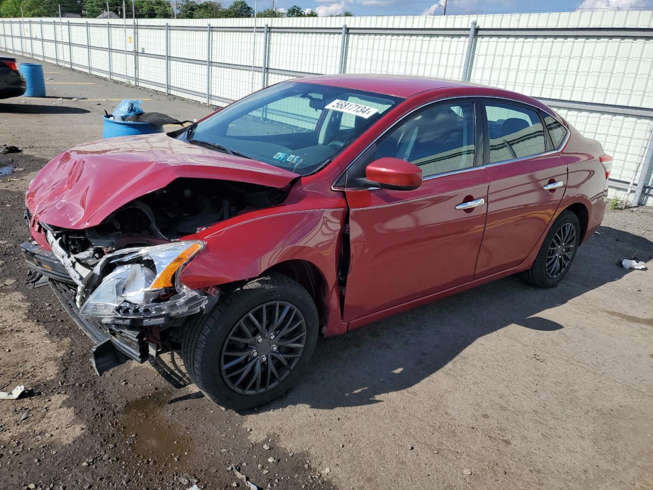 3N1AB7AP7EL623082 2014 Nissan Sentra S