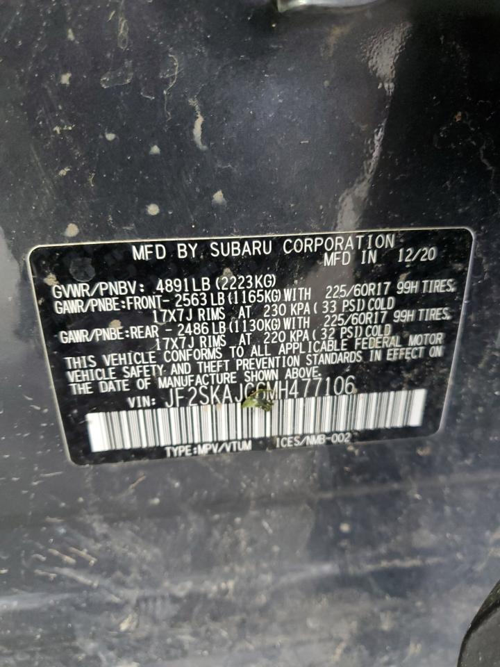 JF2SKAJC6MH477106 2021 Subaru Forester Premium