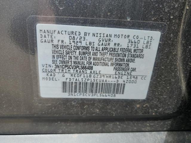 2023 Nissan Kicks Sv VIN: 3N1CP5CV3PL566408 Lot: 56677334