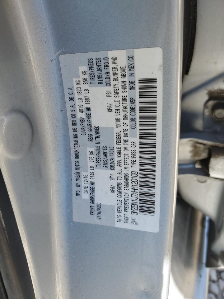 3MZBN1U7XHM120109 2017 Mazda 3 Sport