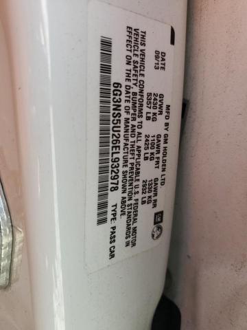 2014 Chevrolet Caprice Police VIN: 6G3NS5U26EL932978 Lot: 56014974