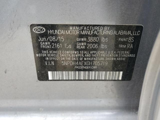2016 HYUNDAI ELANTRA SE - 5NPDH4AEXGH705719