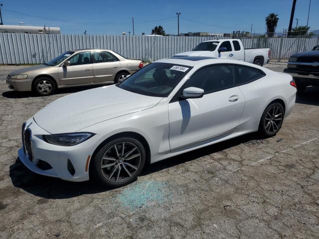 BMW 430I 2021 white  gas WBA53AP09MCG29916 photo #1