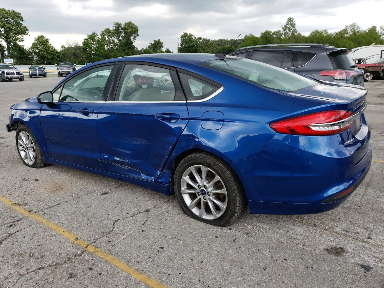 2017 Ford Fusion Se vin: 3FA6P0H74HR247160