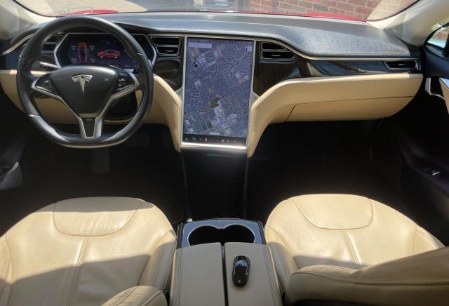 Хэтчбеки TESLA MODEL S 2013 Красный