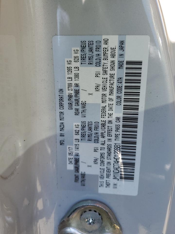 JM1NDAD74H0122881 2017 Mazda Mx-5 Miata Grand Touring