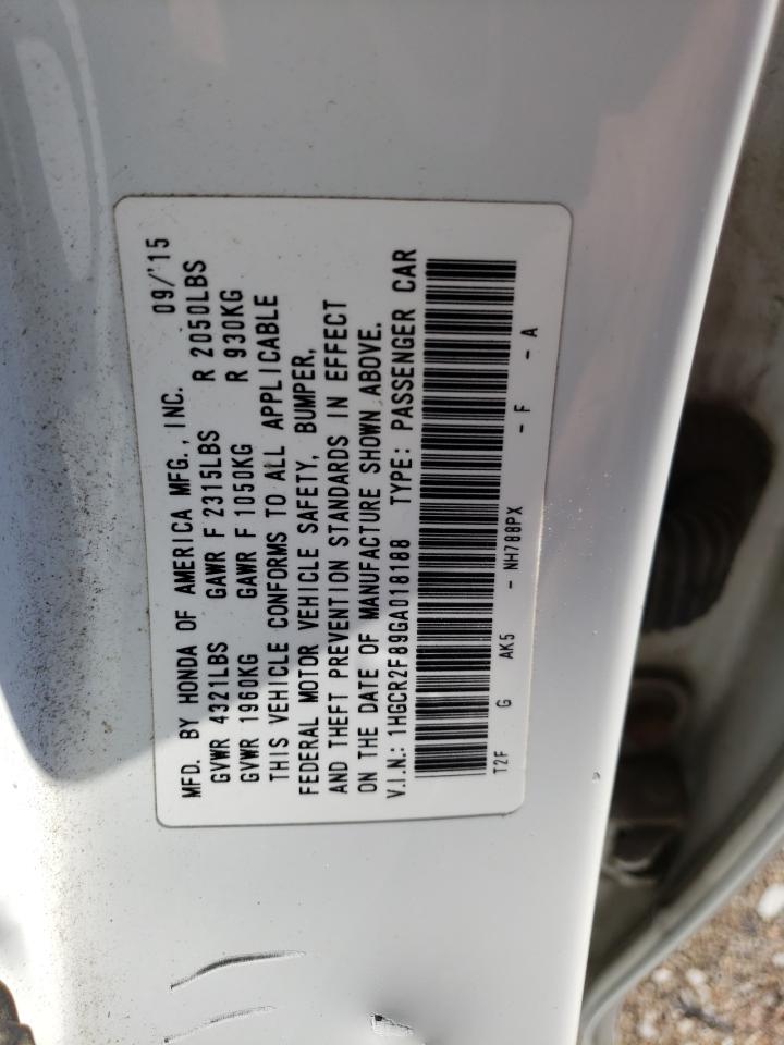 1HGCR2F89GA018188 2016 Honda Accord Exl