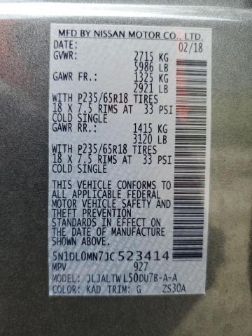 2018 Infiniti Qx60 VIN: 5N1DL0MN7JC523414 Lot: 56145784