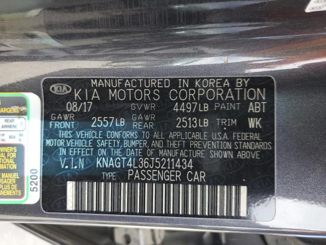 2018 KIA OPTIMA LX - KNAGT4L36J5211434