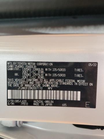 2022 LEXUS NX 450H JTJHKCFZ0N2007110