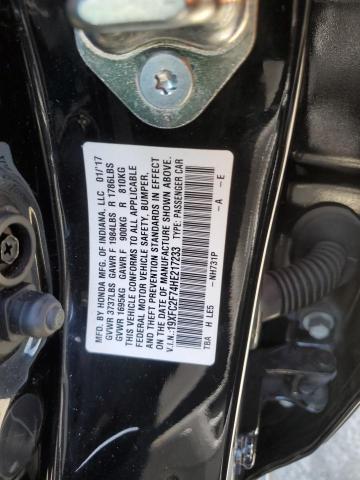 19XFC2F74HE217233 2017 HONDA CIVIC - Image 12