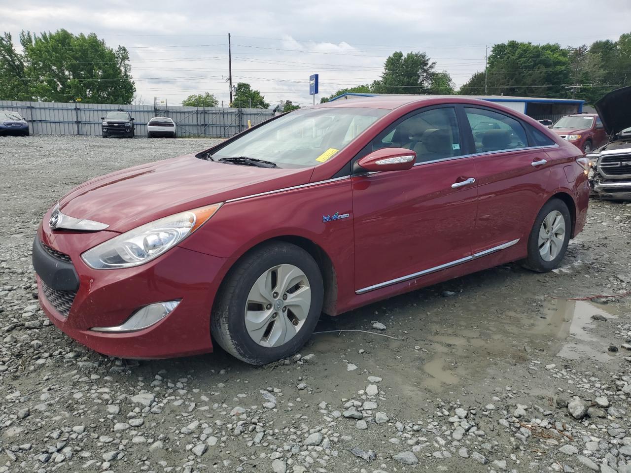 Lot #2519405957 2015 HYUNDAI SONATA HYB