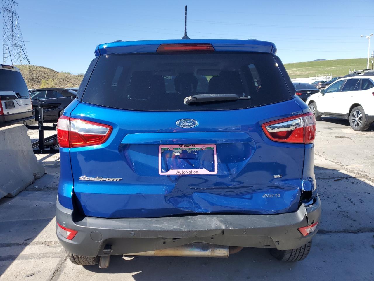 2018 Ford Ecosport Se vin: MAJ6P1UL9JC199930