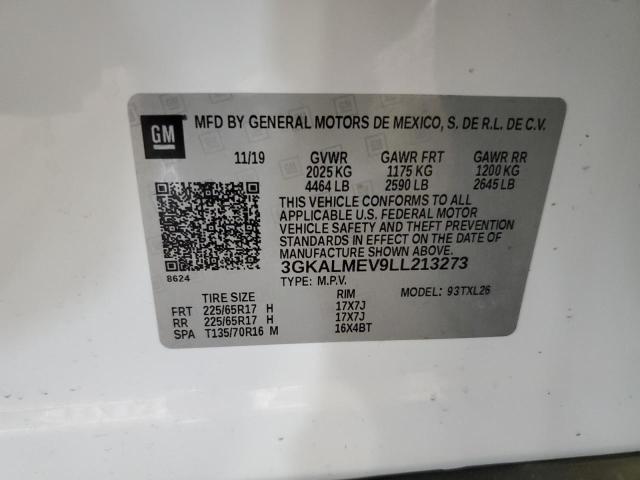 2020 GMC Terrain Sle VIN: 3GKALMEV9LL213273 Lot: 57088664