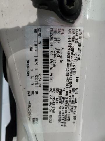 2016 FORD FOCUS ST - 1FADP3L93GL281816
