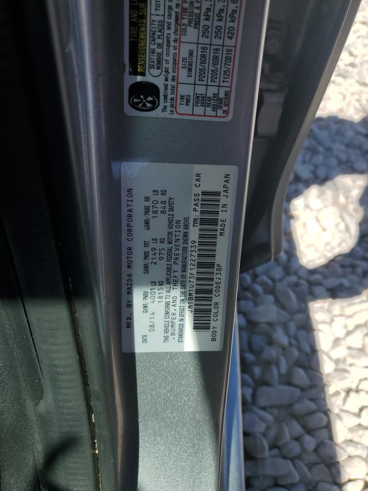 JM1BM1U73F1227339 2015 Mazda 3 Sport