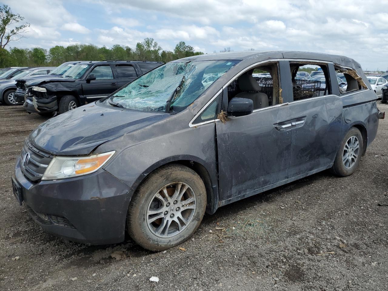 2013 Honda Odyssey Ex vin: 5FNRL5H44DB069851