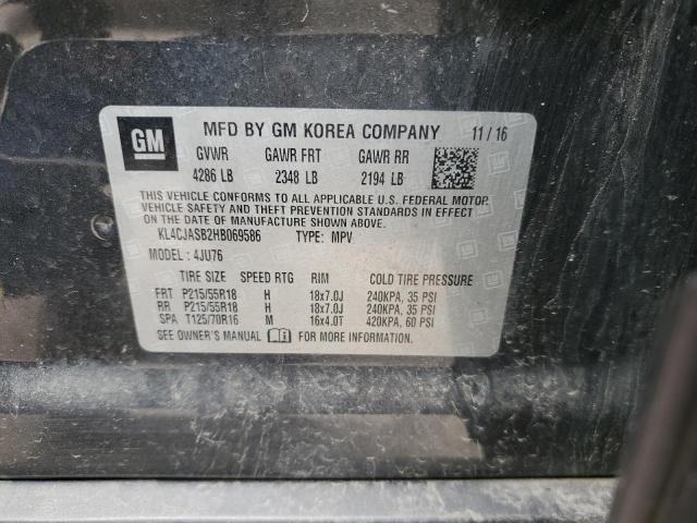 2017 BUICK ENCORE PRE - KL4CJASB2HB069586