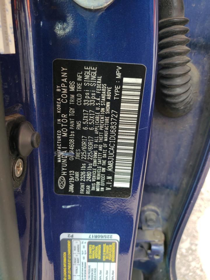 KM8JUCAC1DU683727 2013 Hyundai Tucson Gls