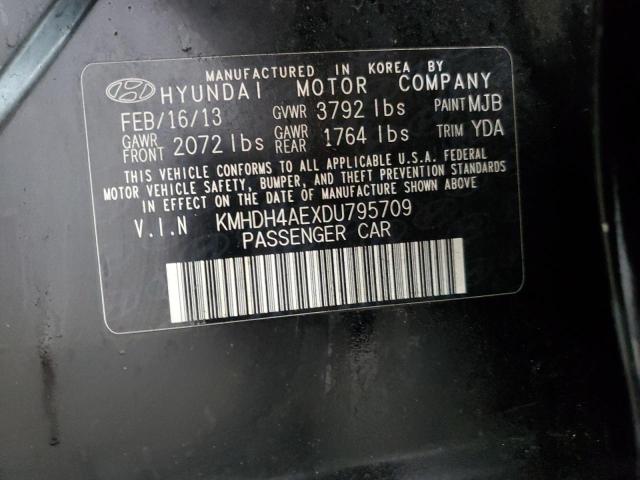 2013 Hyundai Elantra Gls VIN: KMHDH4AEXDU795709 Lot: 53288234