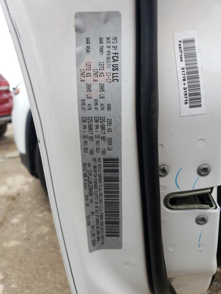 1C4PJLLBXJD584380 2018 Jeep Cherokee Latitude Plus