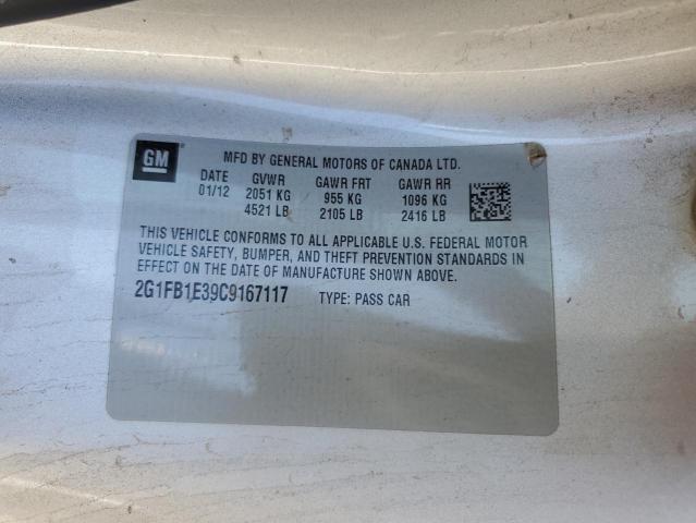 2012 Chevrolet Camaro Lt VIN: 2G1FB1E39C9167117 Lot: 54463954