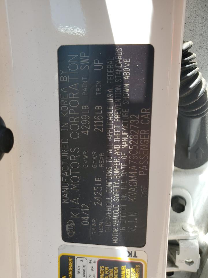 KNAGM4A79C5282732 2012 Kia Optima Lx