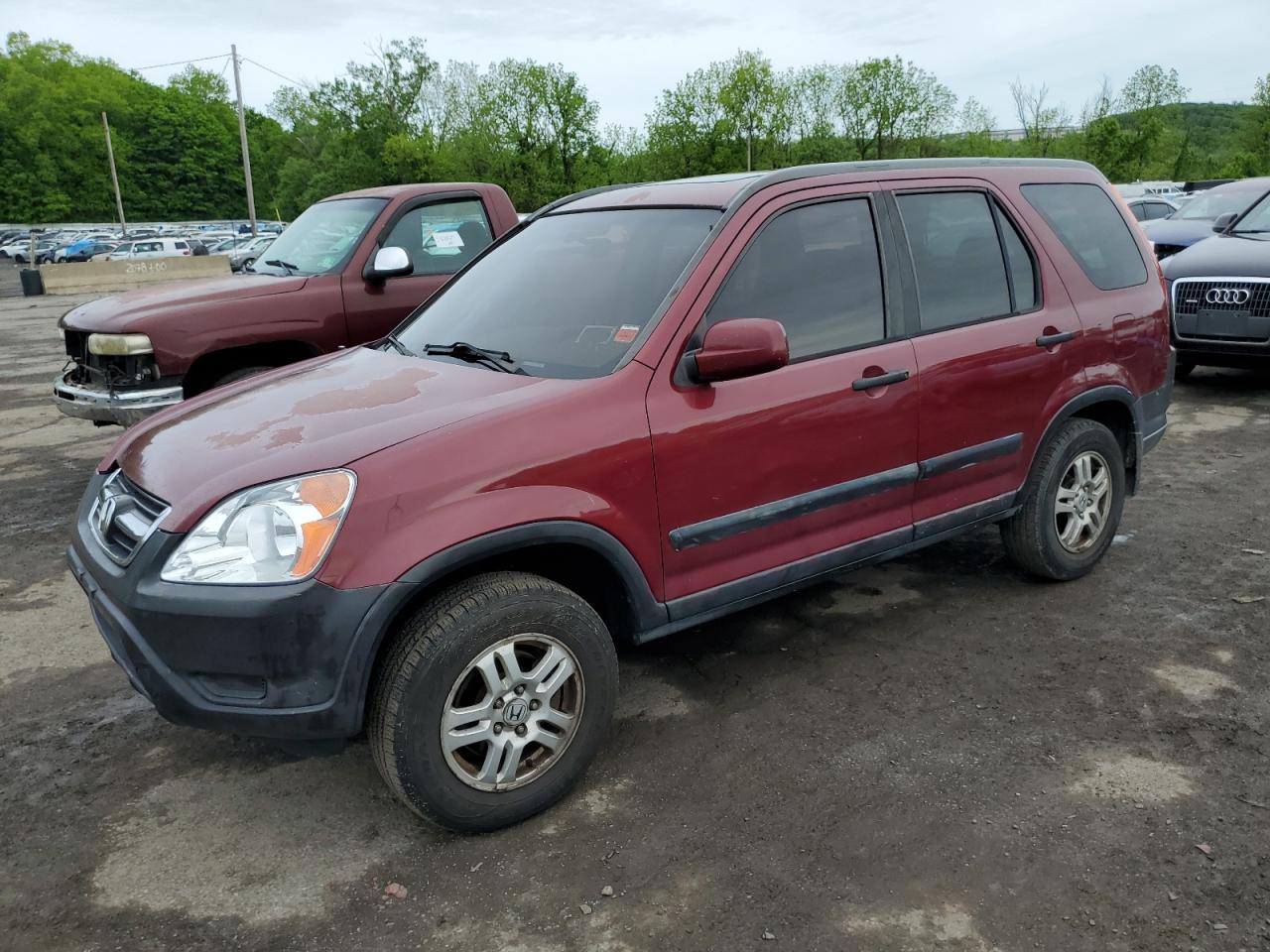 JHLRD78814C023373 2004 Honda Cr-V Ex